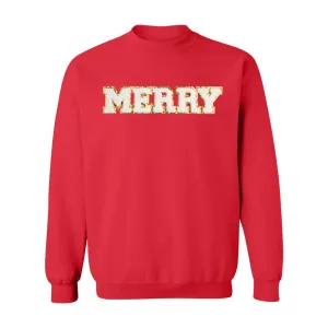 Sweet Wink Merry Patch Adult Sweatshirt