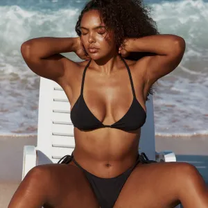 Tan Luxe Haut de Bikini - Noir