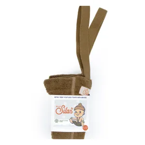 Teddy Footless Warmy Tights - Acorn Brown