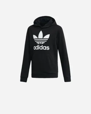 Teens Trefoil Hoodie - Black/White