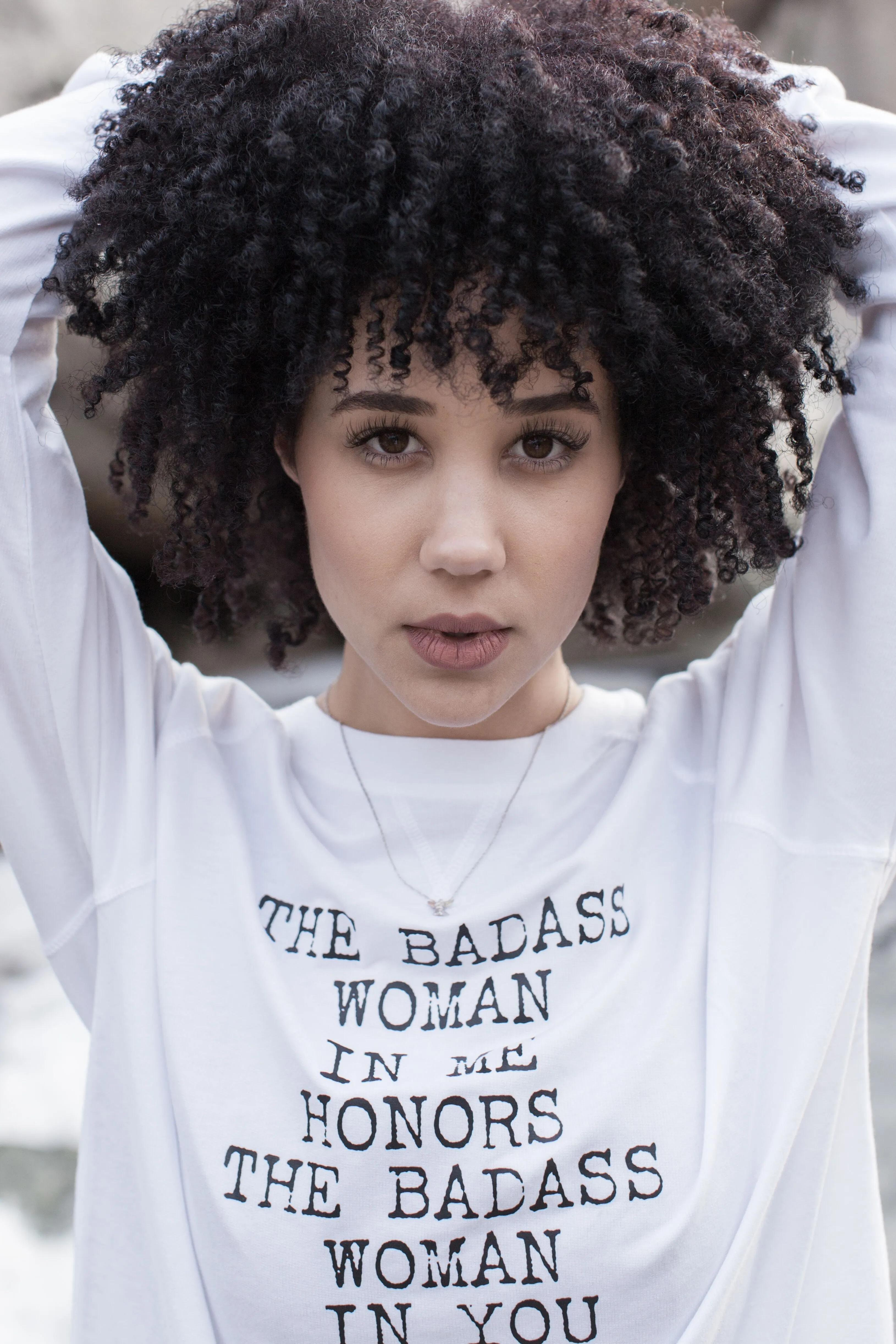 The Badass Woman In Me Honors The Badass Woman In You - Sweatshirts