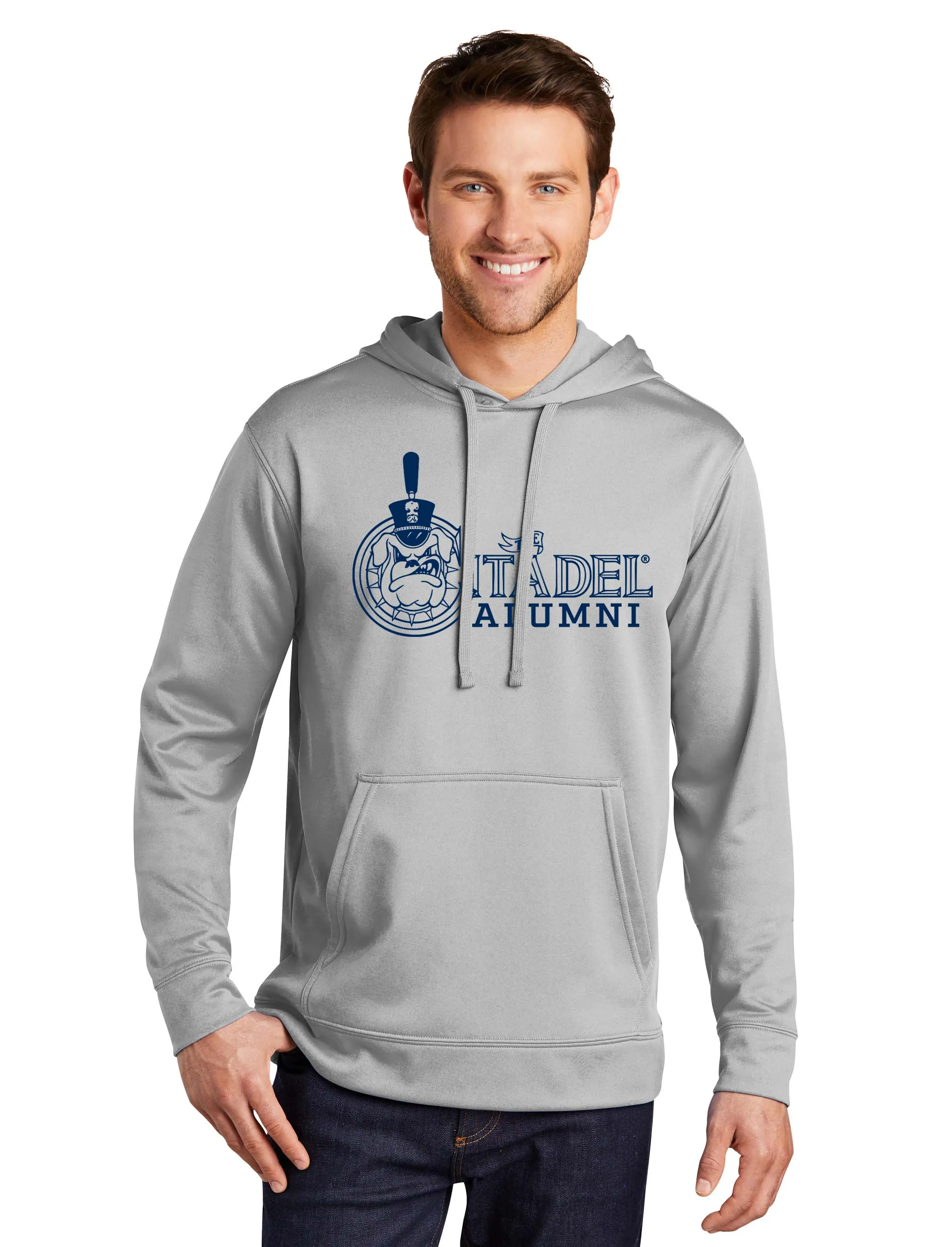 The Citadel, Vintage Spike Alumni logo, Performance Fleece Pullover Sweatshirt