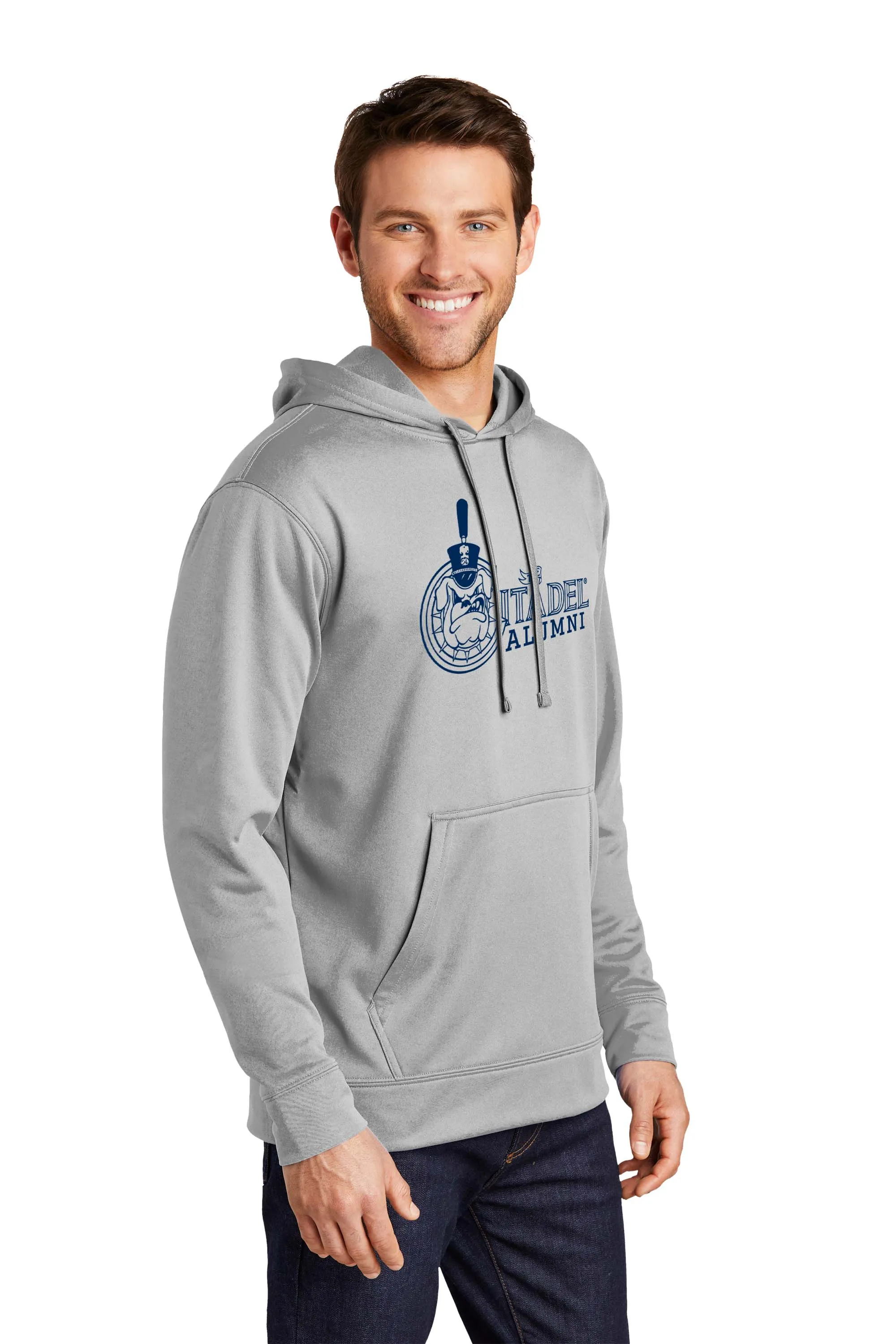 The Citadel, Vintage Spike Alumni logo, Performance Fleece Pullover Sweatshirt