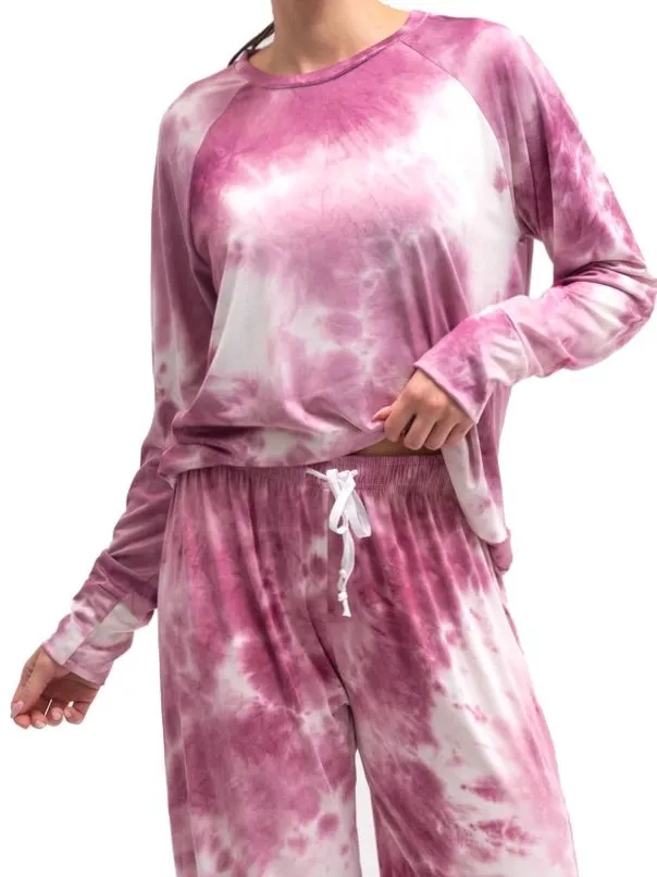 Tie Dye Top - Pink M FINAL SALE