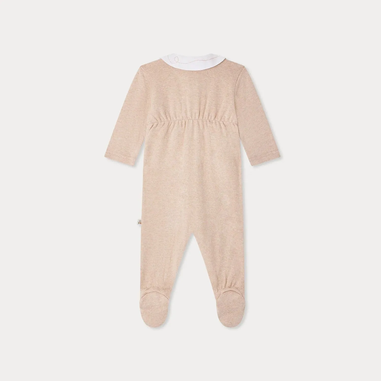 Tilouan pajamas with bike-embroidered collar