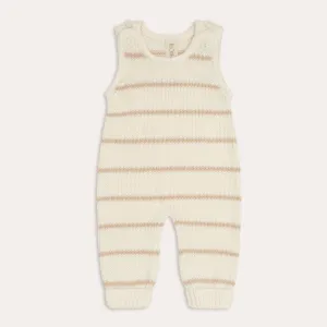 Tully Singlet Romper - Sand Stripe