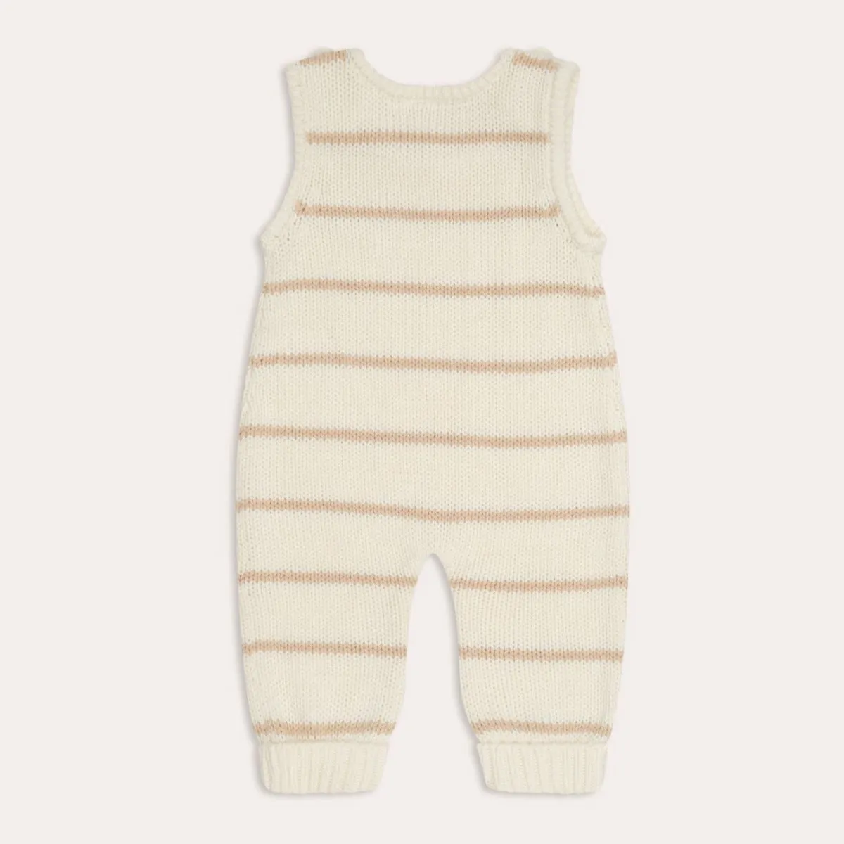 Tully Singlet Romper - Sand Stripe