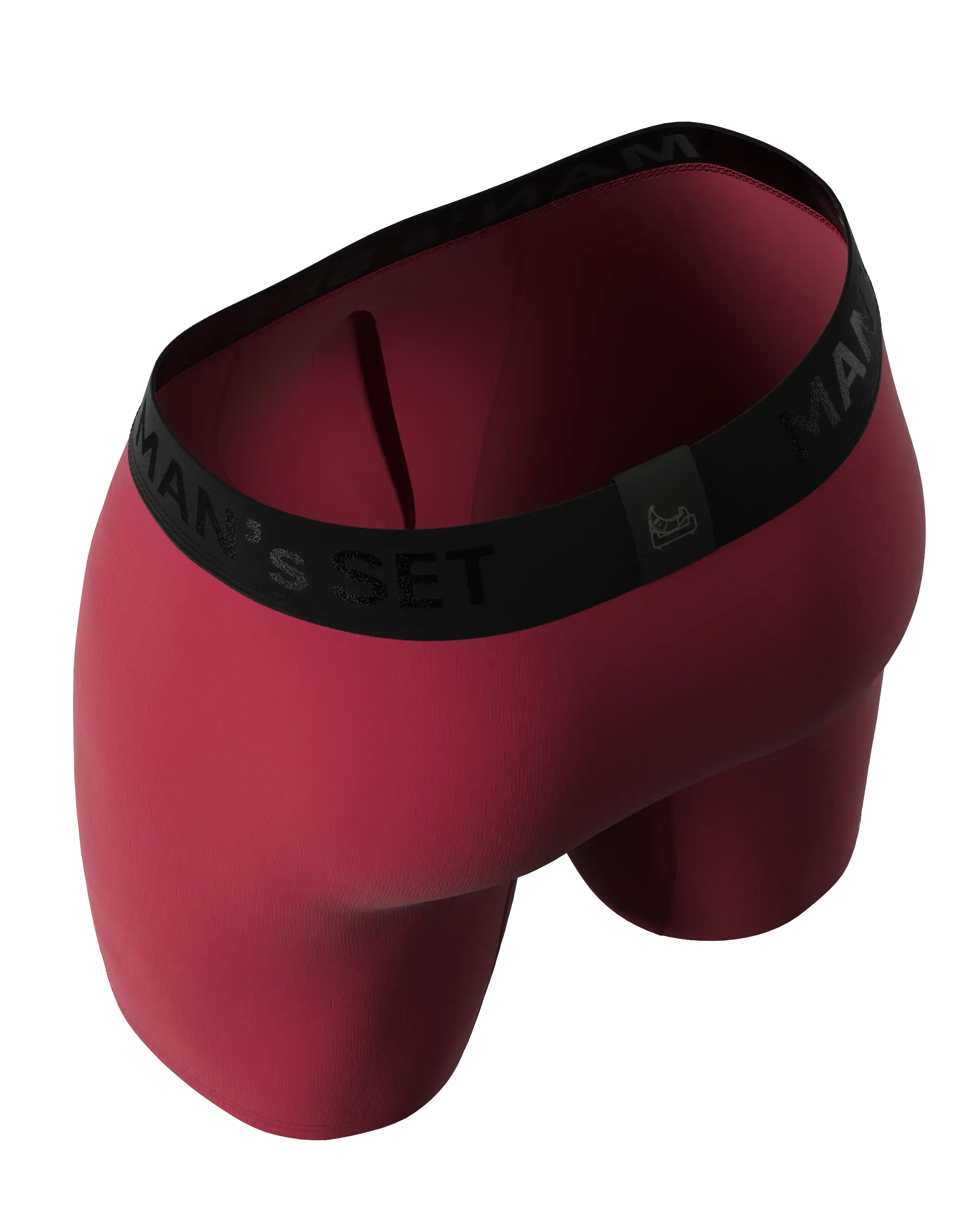 UltraSoft  Boxer Brief 7.6" OpenFly, Burgundy