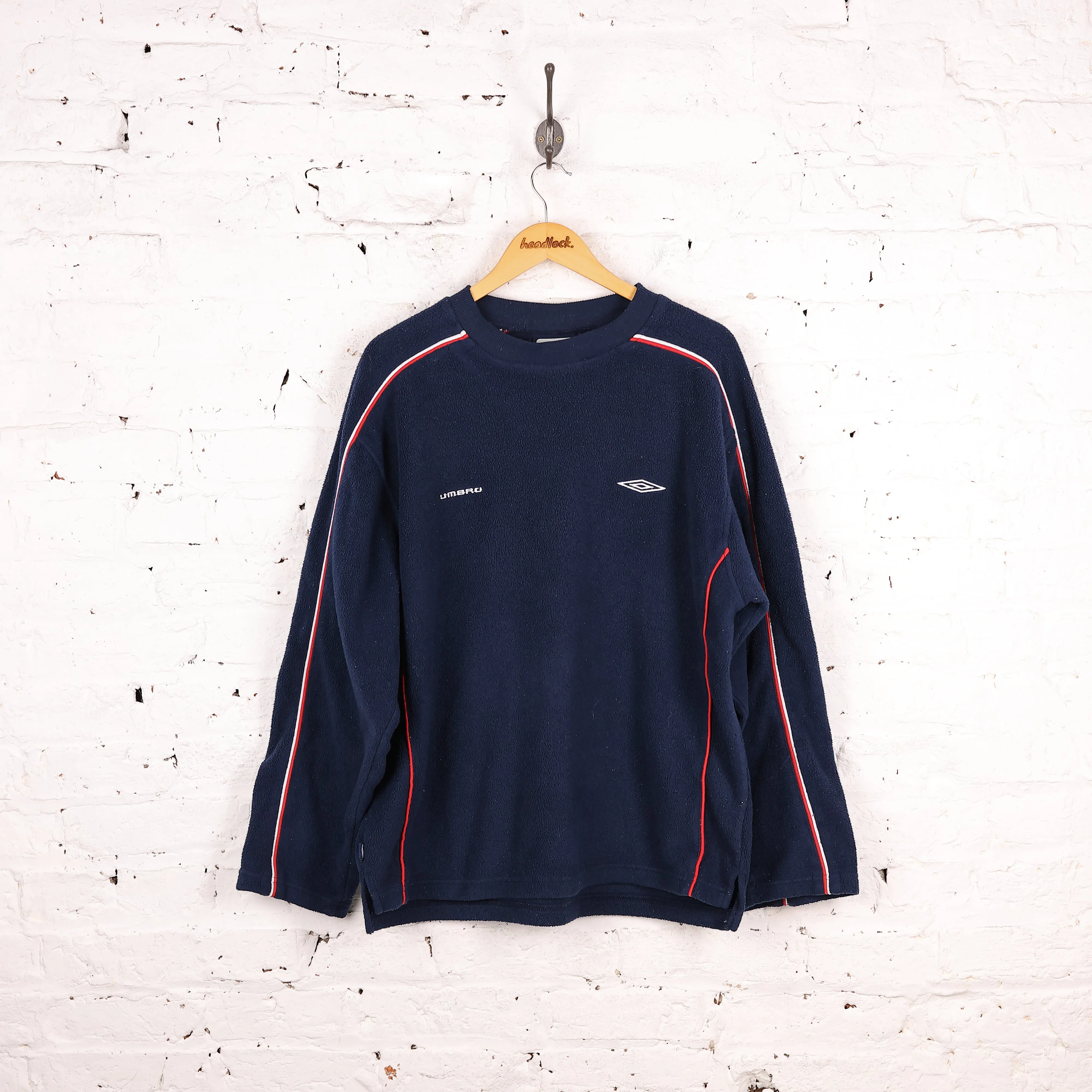 Umbro 90s Fleece Sweatshirt - Blue - L
