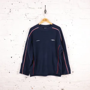 Umbro 90s Fleece Sweatshirt - Blue - L