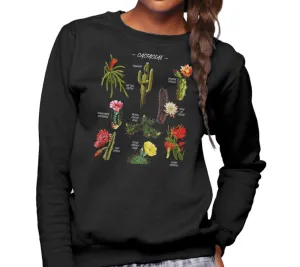 Unisex Cactus Botanical Chart Sweatshirt