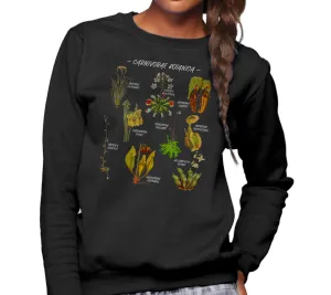 Unisex Carnivorae Botanica Carnivorous Plants Botanical Chart Sweatshirt