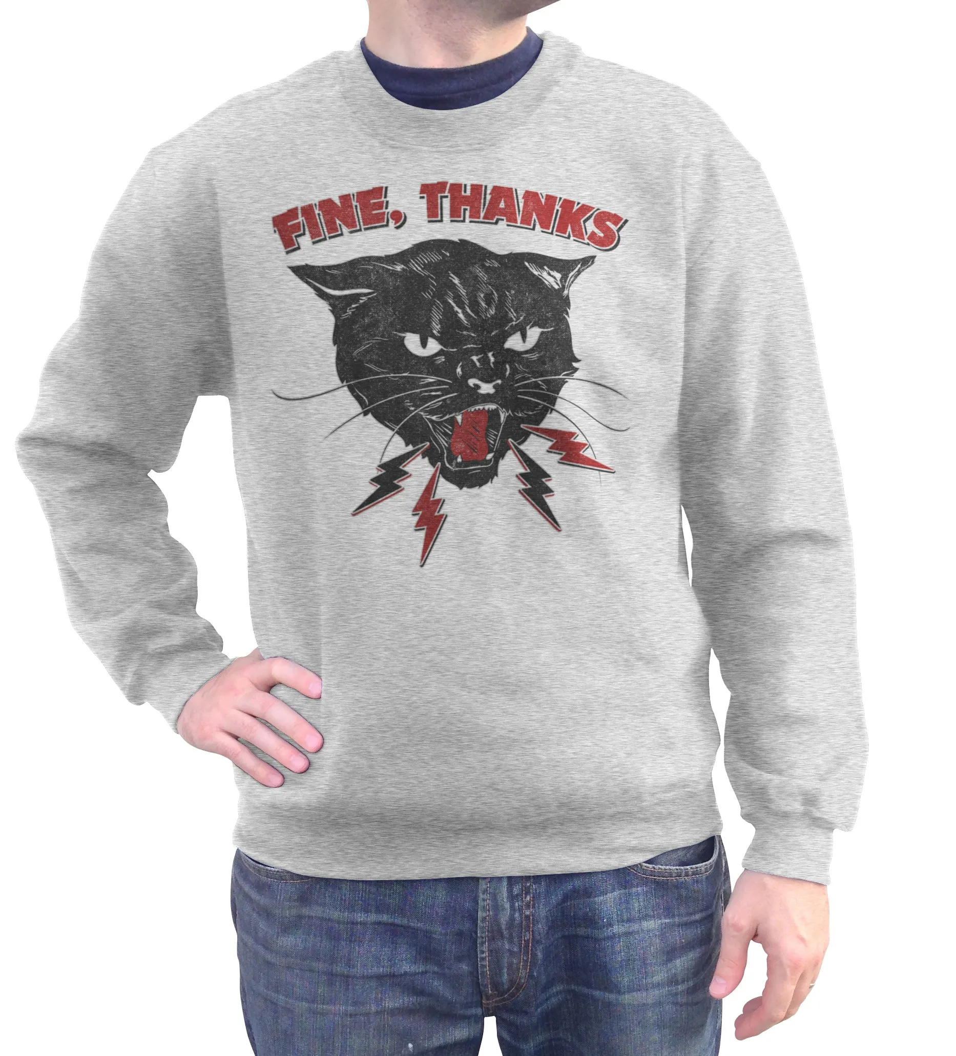 Unisex Fine Thanks Sweatshirt