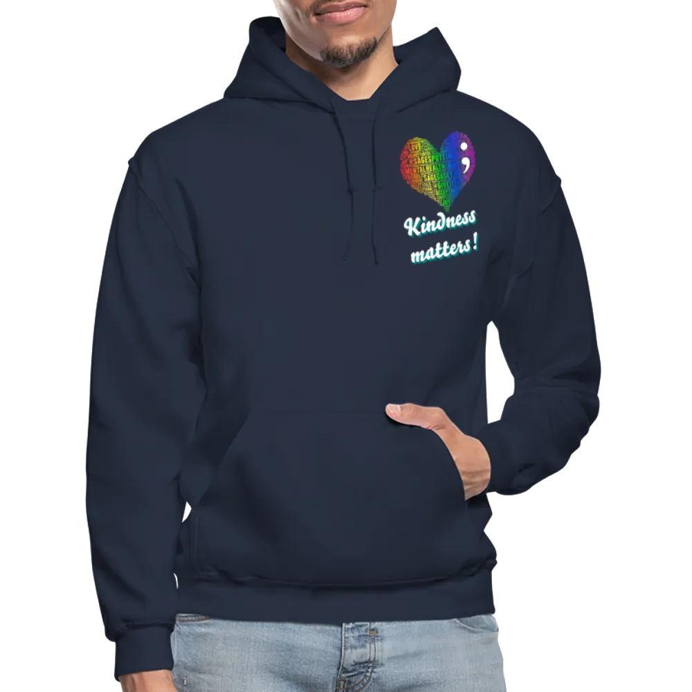 Unisex Pullover Hoodie - Classic Logo (HEART/KINDNESS MATTERS)