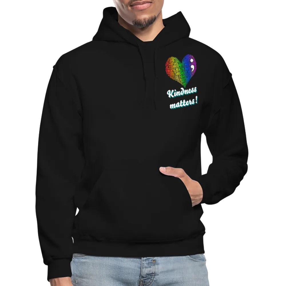 Unisex Pullover Hoodie - Classic Logo (HEART/KINDNESS MATTERS)