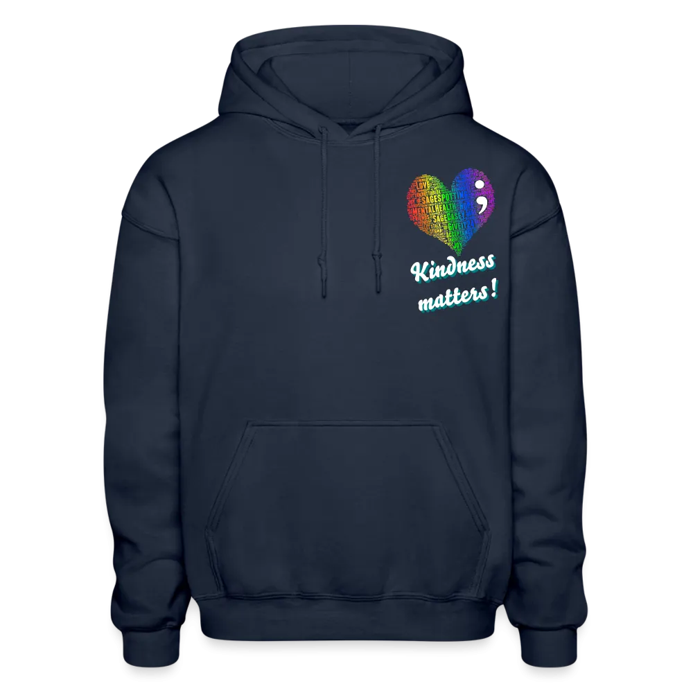 Unisex Pullover Hoodie - Classic Logo (HEART/KINDNESS MATTERS)
