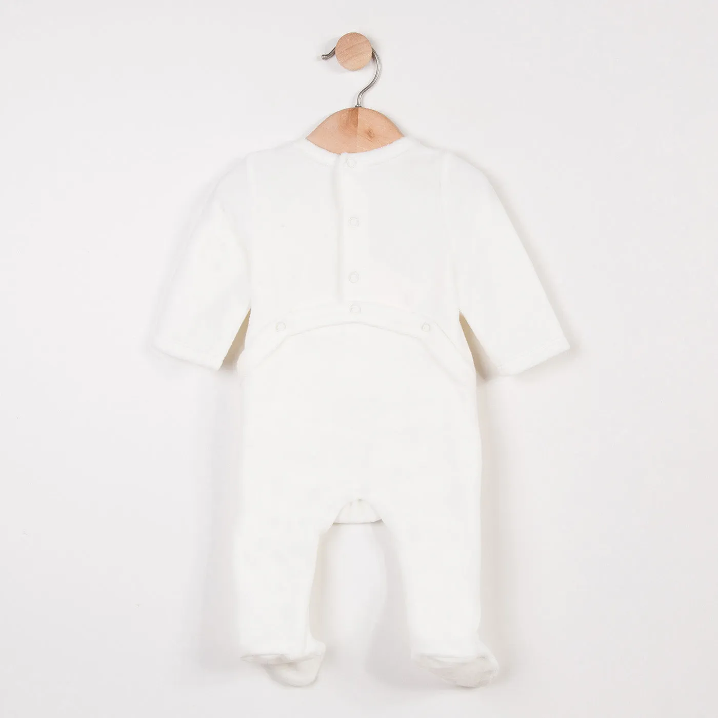 Velvet Pajamas with Little Monster Pattern