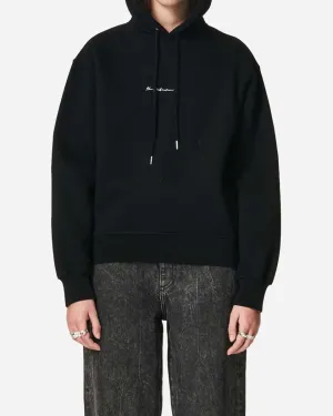 W Bulky Hoodie - Black