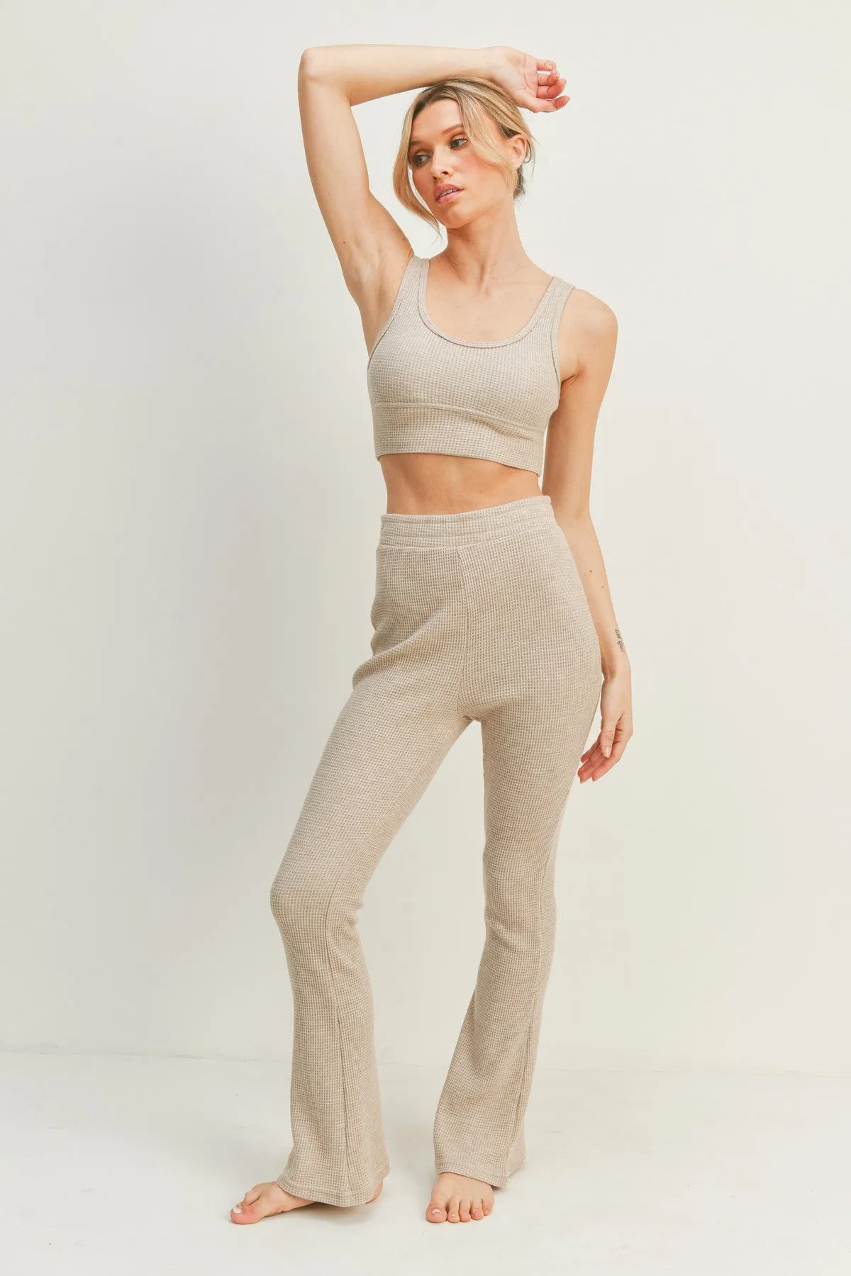 Waffle Lounge Set Taupe