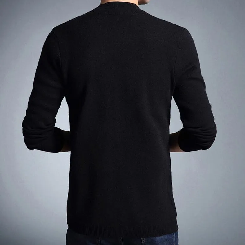 West Louis™ Middle-Long Length Solid Cardigan