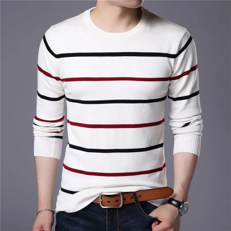 West Louis™ O-Neck Pullover Sweater