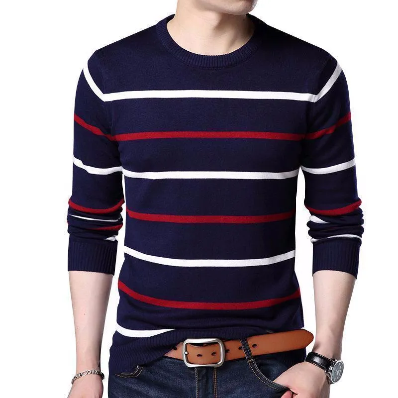 West Louis™ O-Neck Pullover Sweater