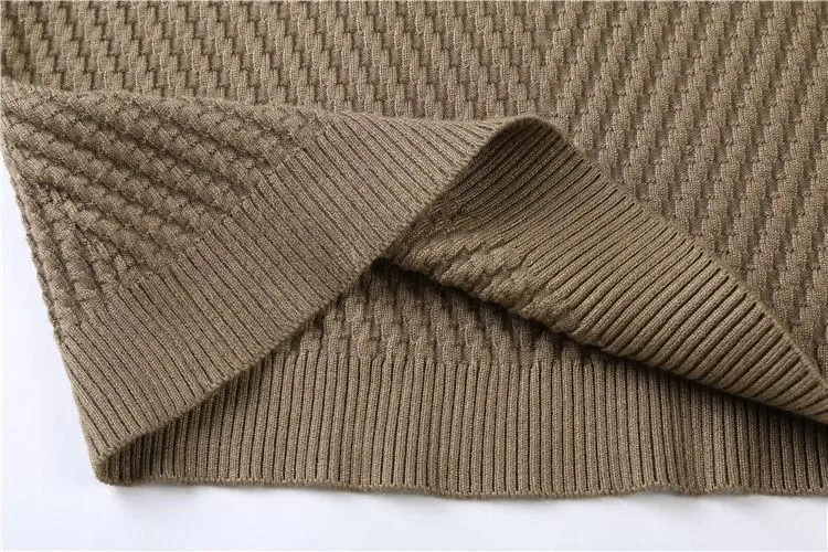 West Louis™ Solid V Neck Slim Fit Pullover