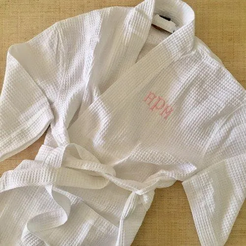 White Waffle Bathrobe