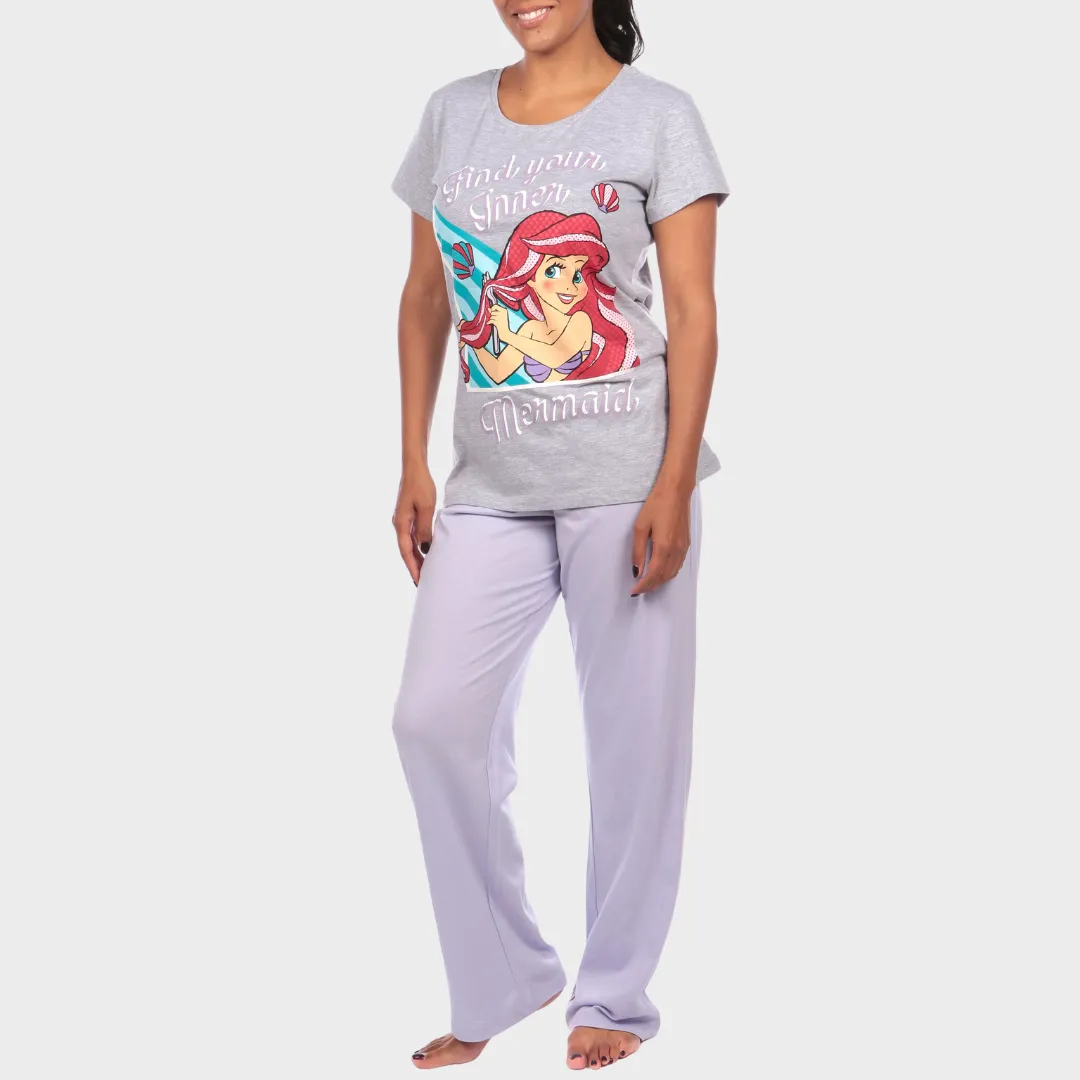 Womens Disney The Little Mermaid Pajamas