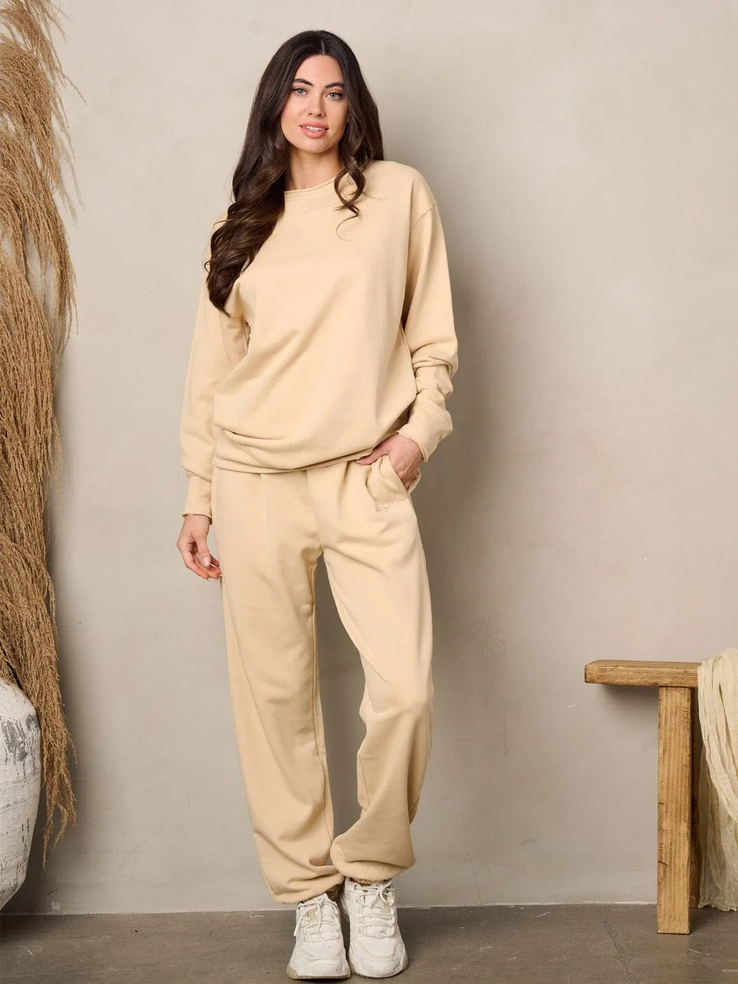 WOMEN'S LONG SLEEVE SWEATER & PANTS SET