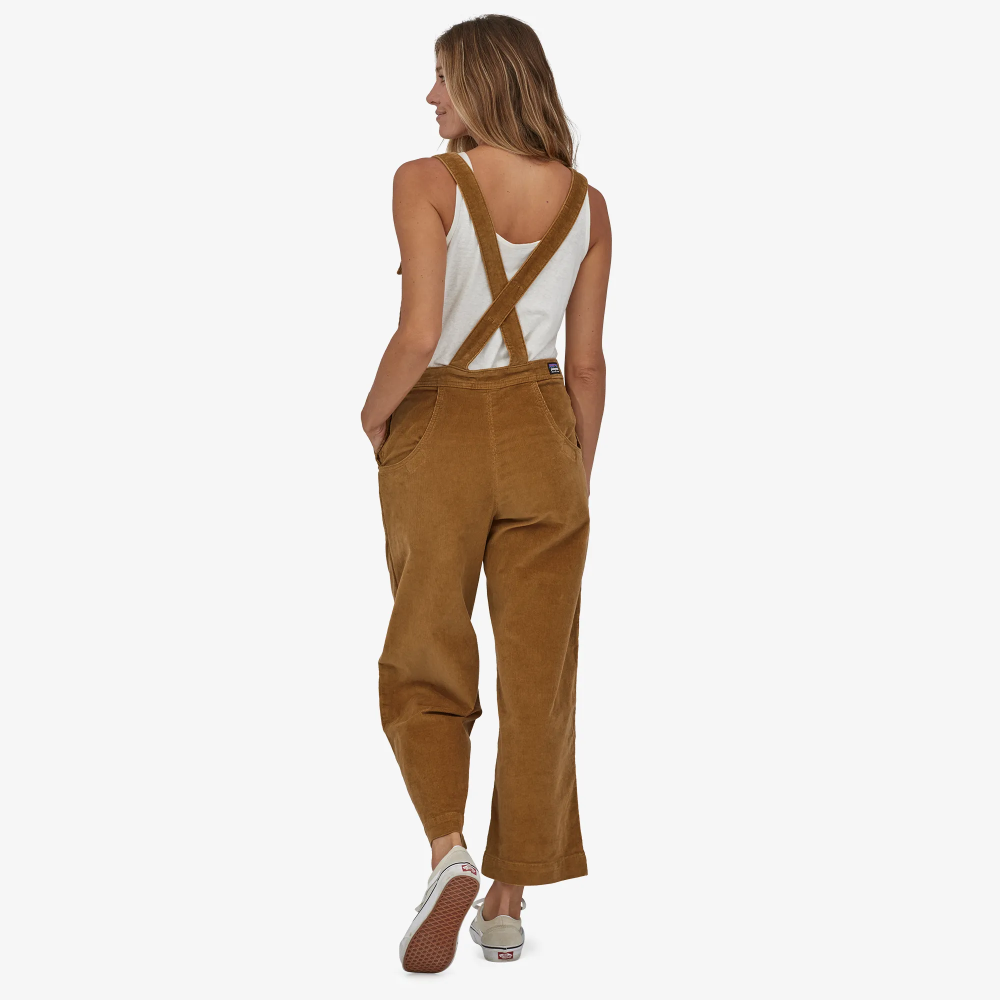 Women's Stand Up® Cropped Corduroy Overalls