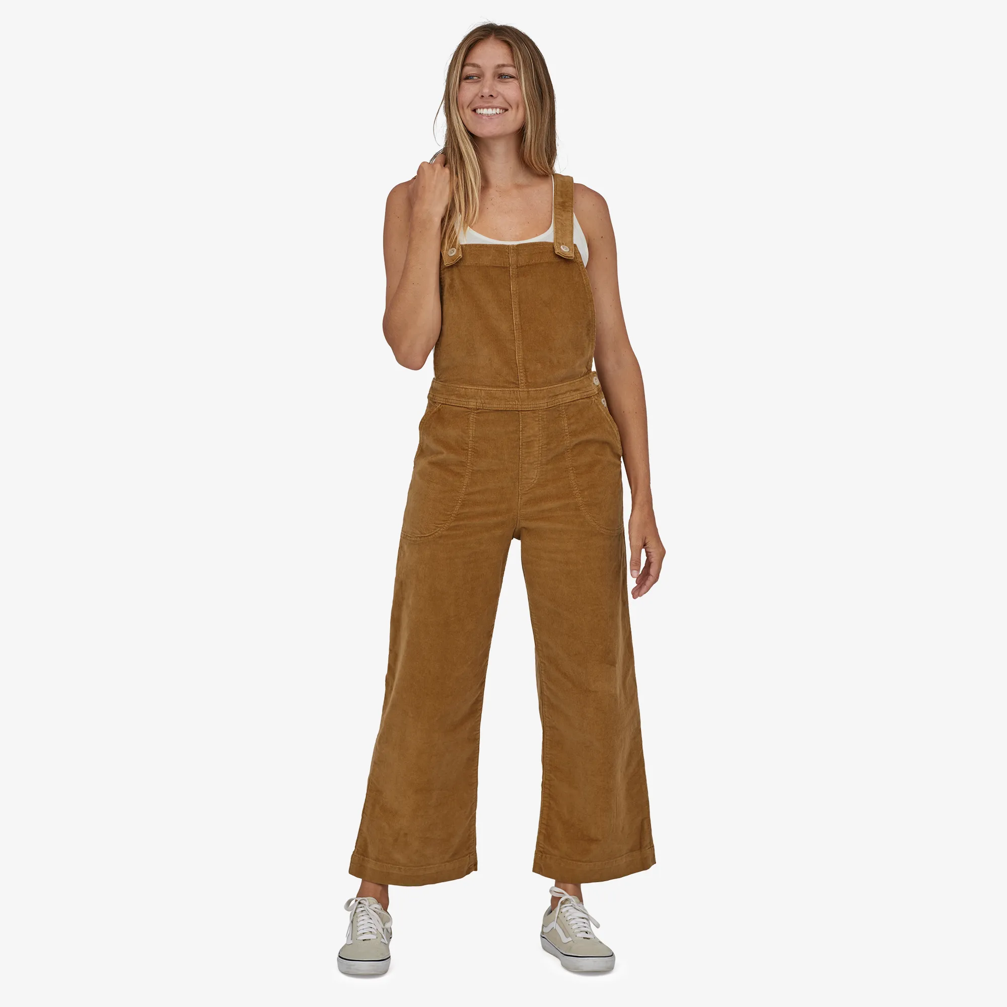Women's Stand Up® Cropped Corduroy Overalls