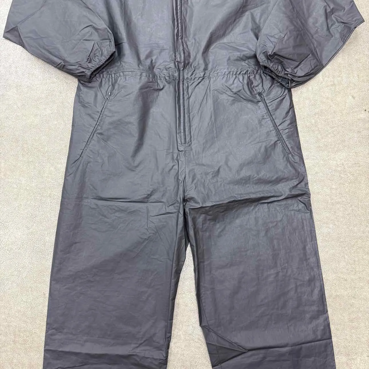 Yeezy Jacket "COATED COTTON OVERALLS" Black New Size L