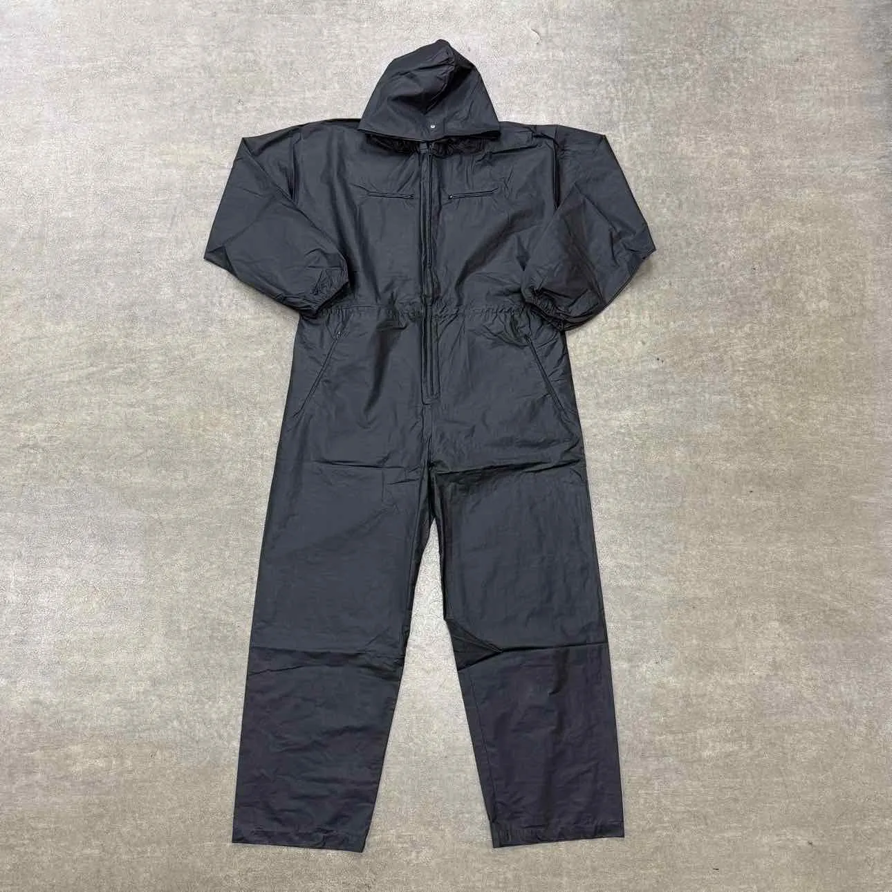 Yeezy Jacket "COATED COTTON OVERALLS" Black New Size L