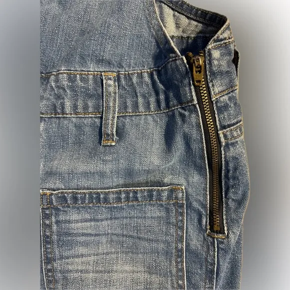 🤐Zipper Side Bib Overalls by Madewell | Adirondack Overall Shorts | Size Medium